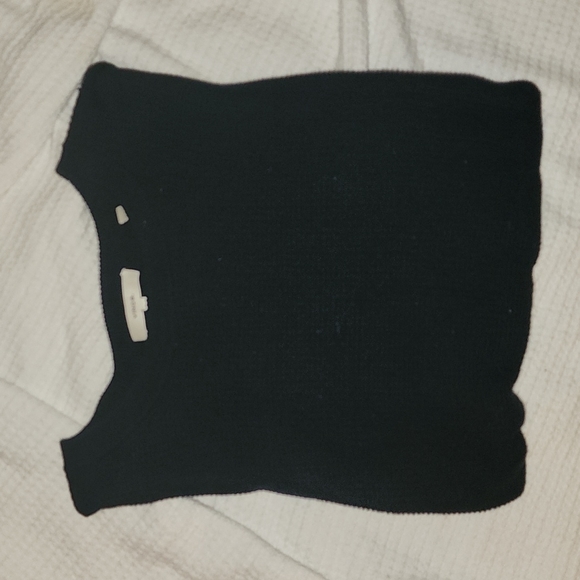 Vince woman's navy blue wool sweater - Picture 4 of 5